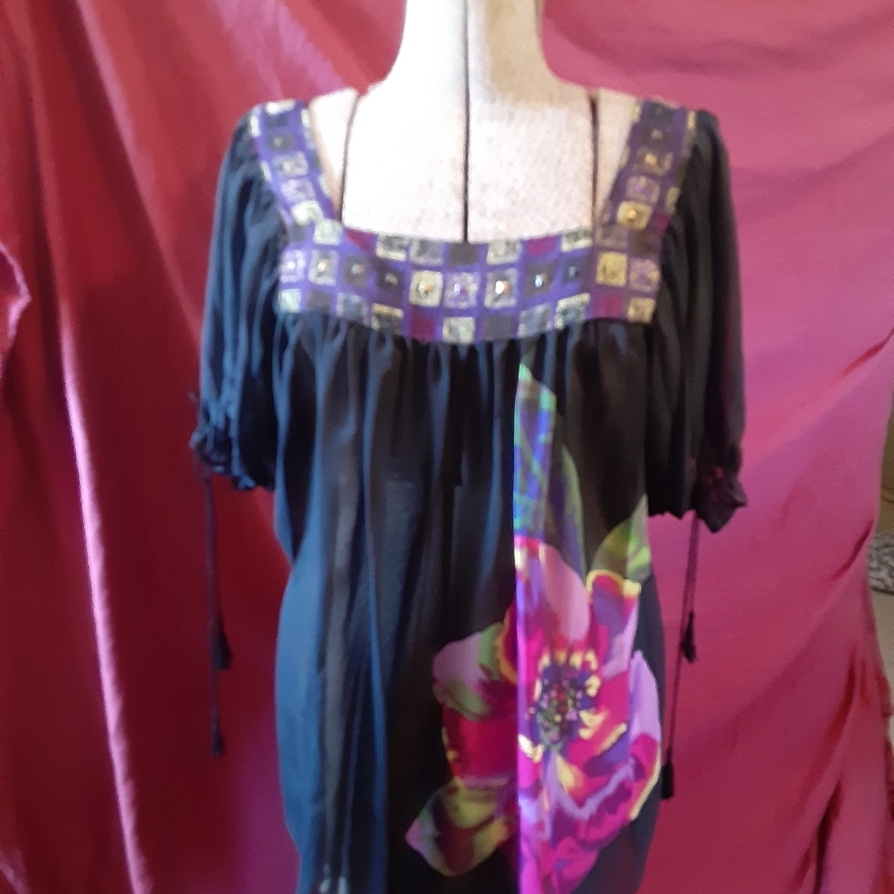 Sheer Womens Blouse
